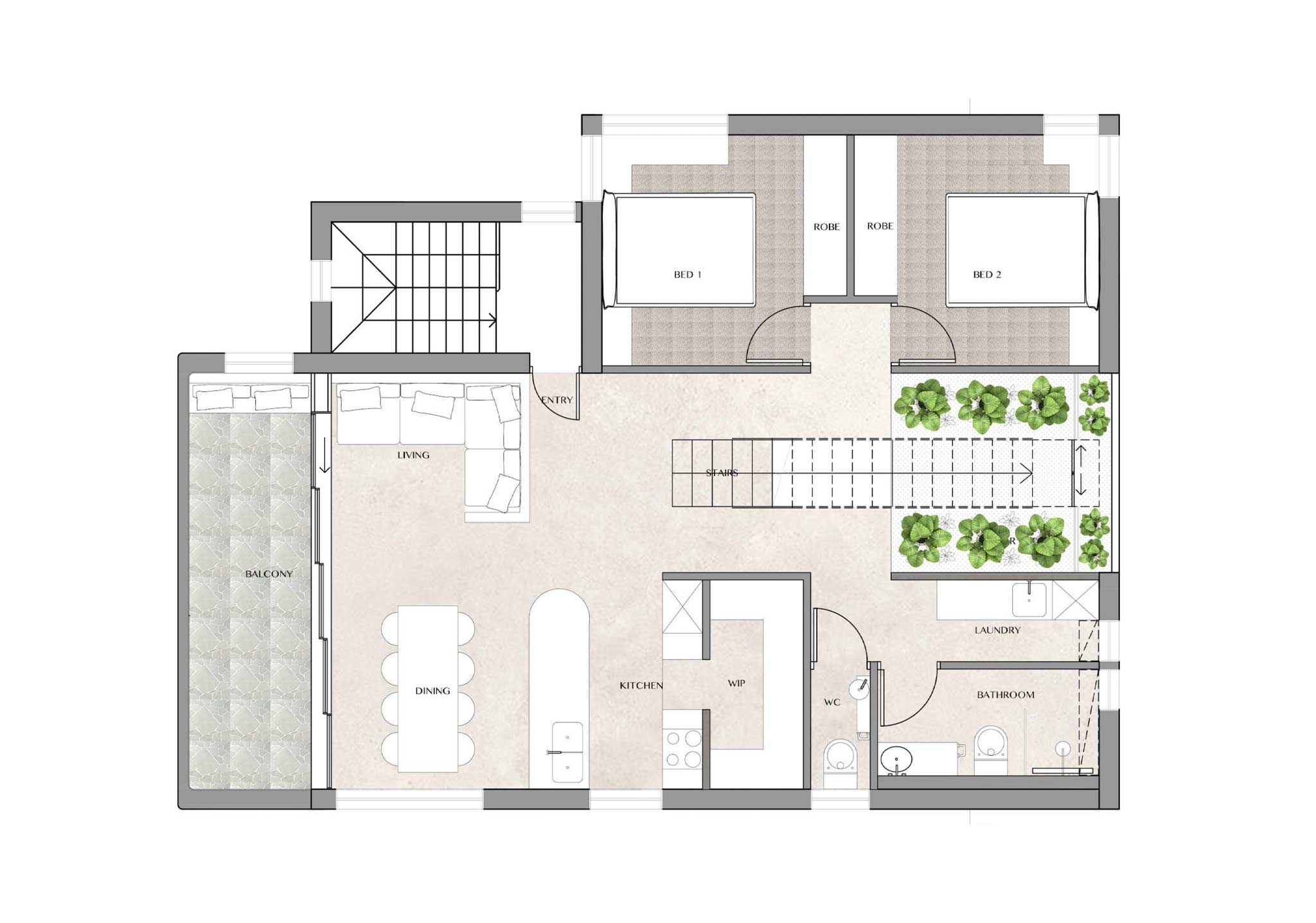 Residential AutoCAD floor plan Jade Crowther